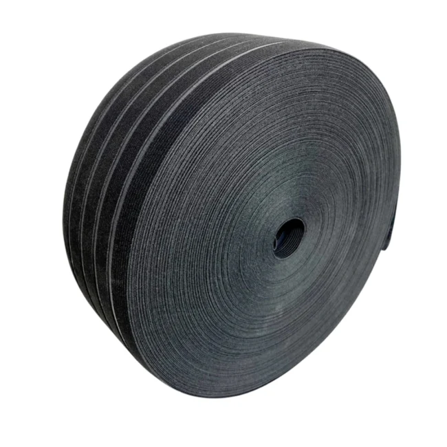 Elástico Crochet Ventilado Para Fajas Negro 87 Mm X 50m mayoreo - Imagen 4